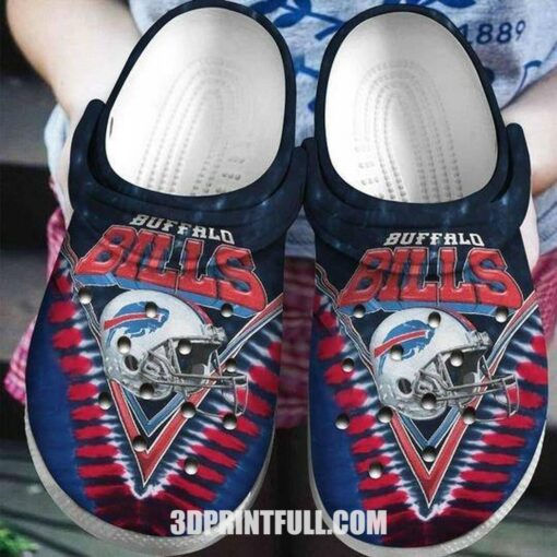 Buffalo Bills Personalized Crocs Crocband Clog Unisex Fashion Style For Women Men