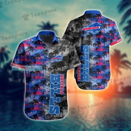 Buffalo Bills Summer Palm Tree Hawaiian Shirt