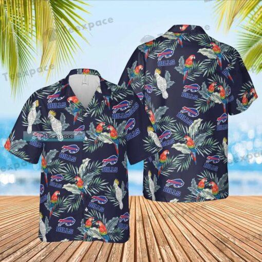 Buffalo Bills Summer Parrot Pattern Hawaiian Shirt