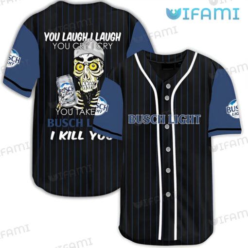 Busch Light Baseball Jersey Achmed Skull Beer Lovers Gift