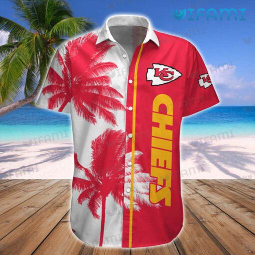 Chiefs Hawaiian Shirt Red Coconut Pattern Kansas City Gift