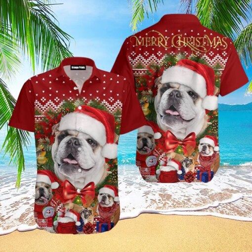 Christmas Begins With Bulldog Trendy Hawaiian Shirt For