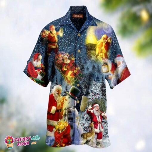 Christmas Santa Claus Hawaiian Shirt