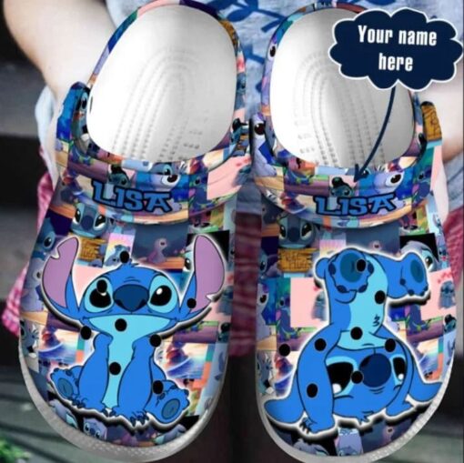 Custome Name Lilo & Stitch Shoes Crocs