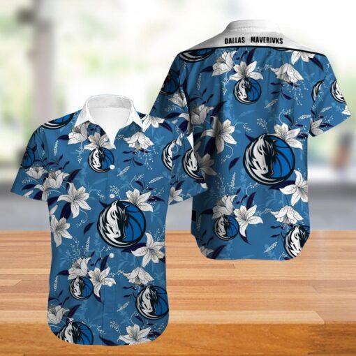 DALLAS MAVERICKS NBA HAWAIIAN SHIRT tropical for fans