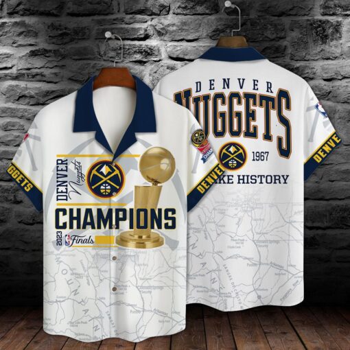 Denver Nuggets 1St Champions 3D Print Hawaiian Shirt