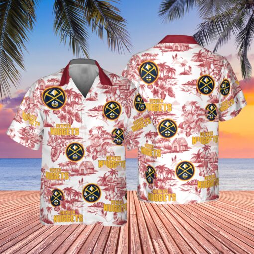 Denver Nuggets Exotic Tropical Vibe Aloha Shirt