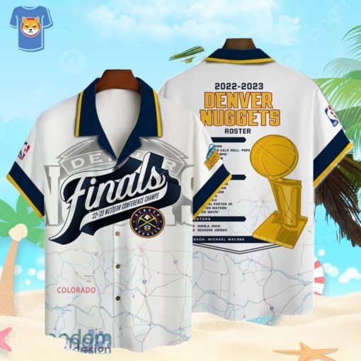Denver Nuggets NBA Champions 3D Print Hawaiian Shirt
