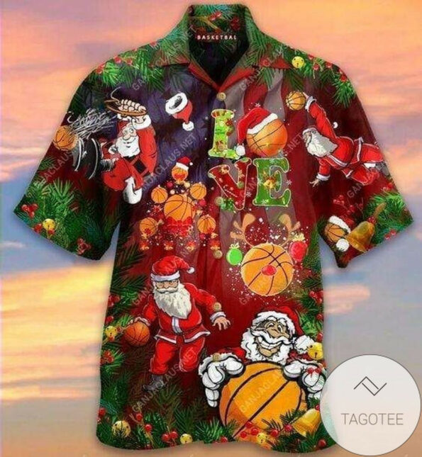 Discover Cool Hawaiian Shirts Basketball Christmas