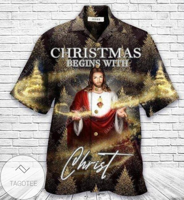 Discover Cool Hawaiian Shirts Christmas Begins WitChrist