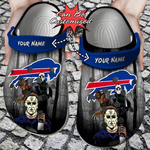Halloween Crocs – Personalized buffalo Bills Horror Movie Clog Shoes