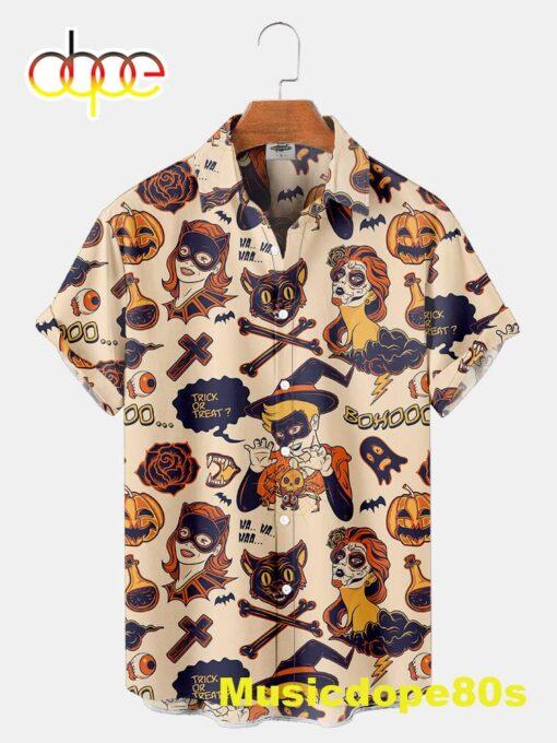 Halloween Print Shirt