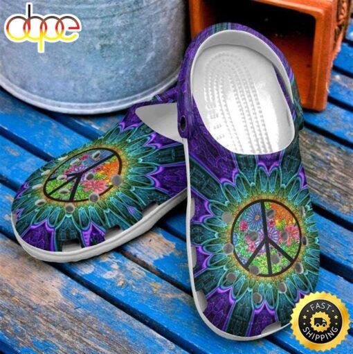 Hippie Soul Colorful Crocs Clog Shoes