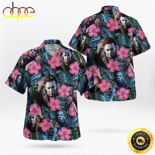 Horror Characters Halloween Hawaiian Shirt 2