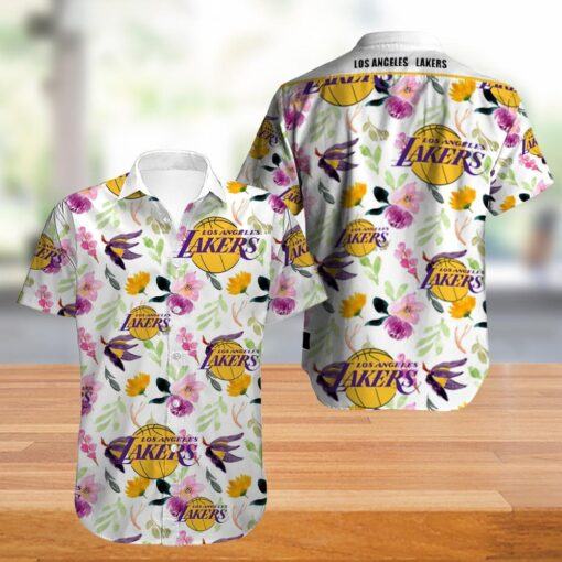 Los-Angeles-Lakers-NBA-Hawaiian-Shirt for fans