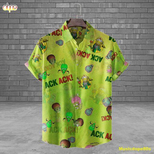 Mars Attacks! Ack Ack! Horror Movie Halloween All Over Print 3D Hawaiian Shirt