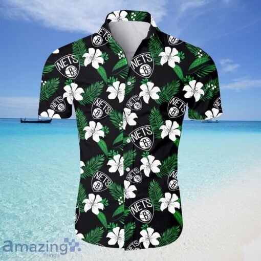 NBA Brooklyn Nets Tropical Flowers New Design Hawaiian Shirt