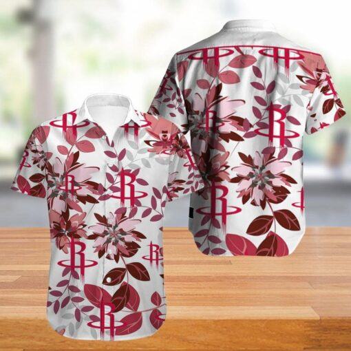 NBA Houston Rockets Tropical Flowers New Design Hawaiian Shirt