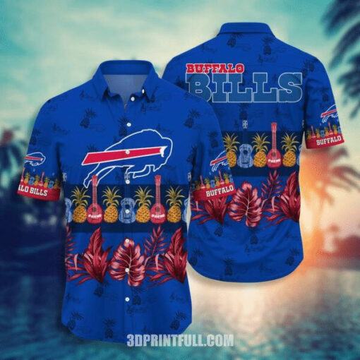 NFL Buffalo Bills Blue Guitar Edition Hawaiian Shirt