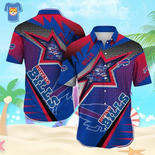 NFL Buffalo Bills Hawaiian Shirt Beach Gift For Dad