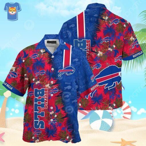 NFL Buffalo Bills Hawaiian Shirt Birthday Gift For Beach Lovers