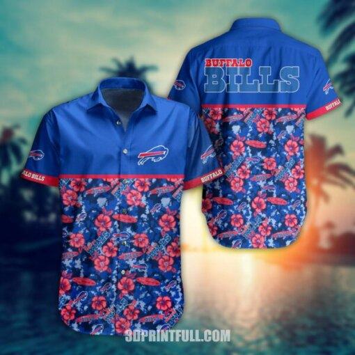 NFL Buffalo Bills Hawaiian Shirt Trending Style in Summer Collection, Trendy Aloha