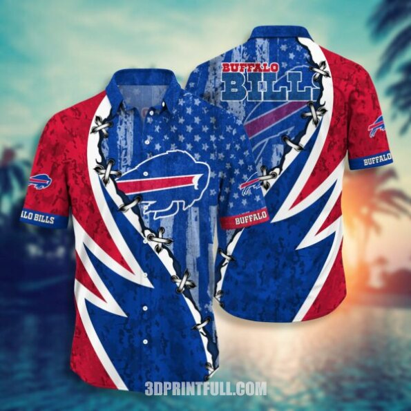 NFL Buffalo Bills Hawaiian Shirts Short Summer Collection, Trendy Aloha