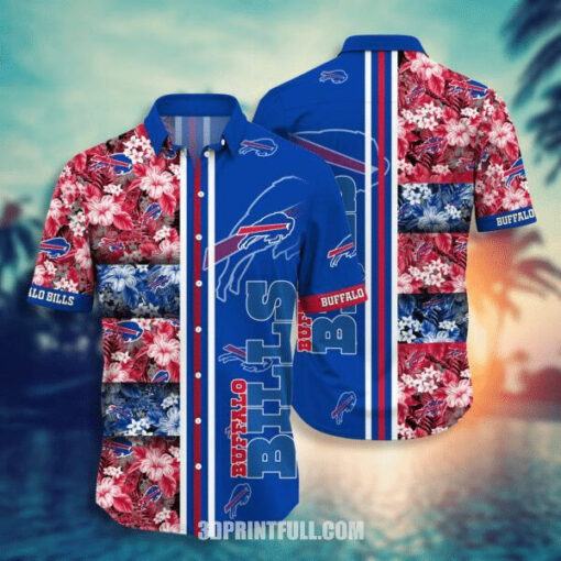 NFL Buffalo Bills Nice Flower Tropical Hawaiian Shirt