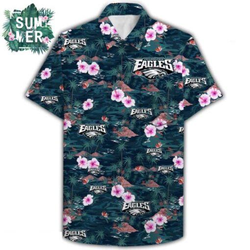 NFL Philadelphia Eagles Hawaiian Shirt Best Beach Gift, NFL Hawaiian Shirt