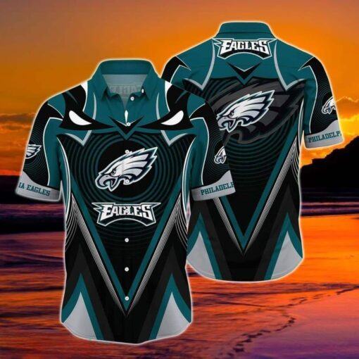 NFL Philadelphia Eagles Hawaiian Shirt For Football Lovers, NFL Hawaiian Shirt