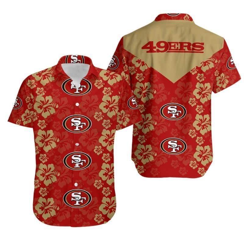 Girl Go To Super Bowl LVIII With San Francisco 49ers Button Up Hawaiian Shirt