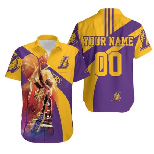 Nba Los Angeles Lakers Customname Number Kobe Bryant Legend For Fans Trendy Hawaiian Shirt Aloha Shirt