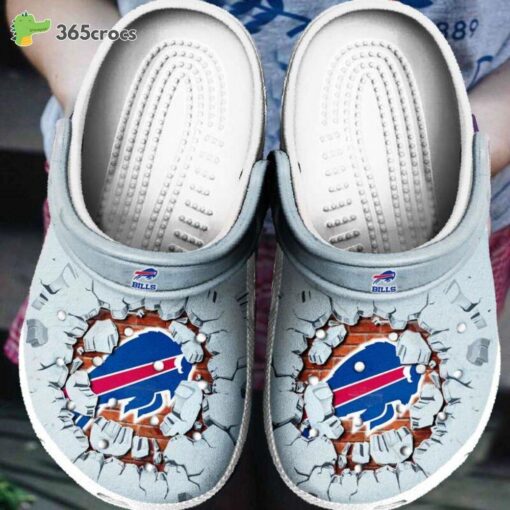 Nfl Football Buffalo Bills Adults Crocs Clog Shoes