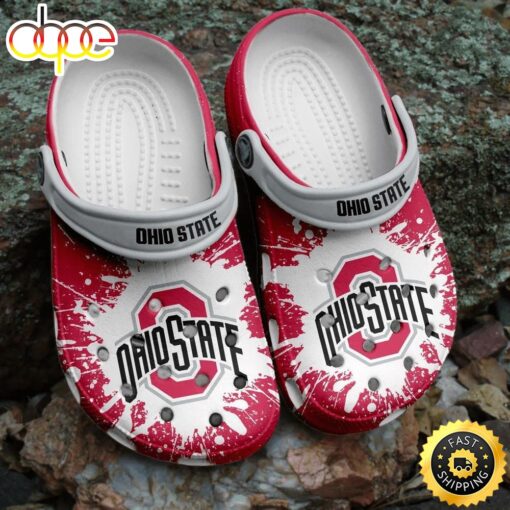 Ohio State NCAA Crocs Clogs Shoes Crocband Comfortable For Men Women