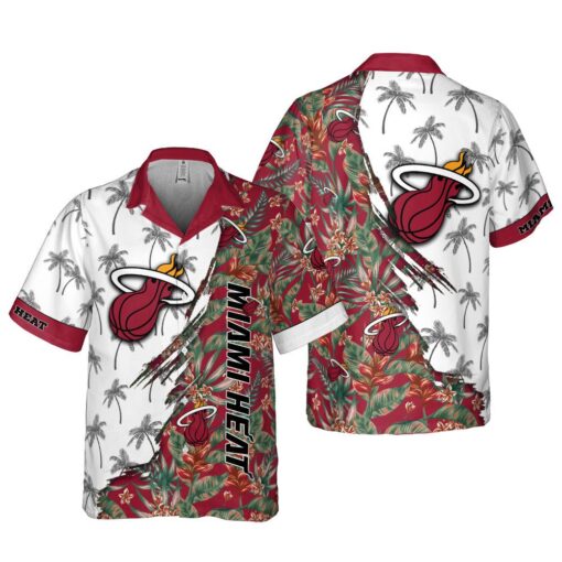 Paradise Island Classic Aloha Shirt Miami Heat Edition