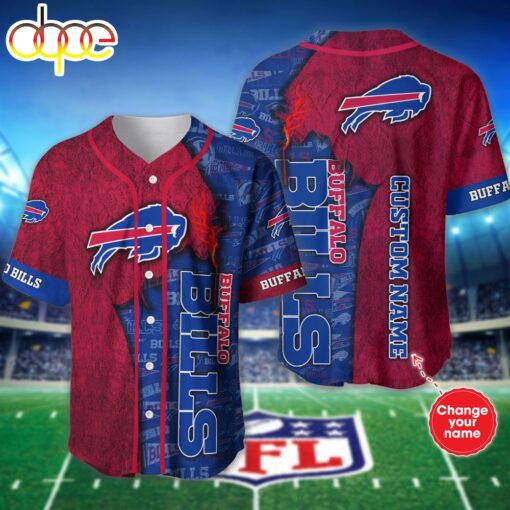 Personalized Buffalo Bills Baseball Jersey Shirt For Fans