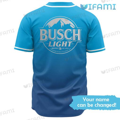 Personalized name Busch Light Baseball Jersey Beer Lovers Gift