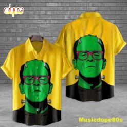 Pop-Art-Frankenstein-Horror-Movie-Halloween-All-Over-Print-3D-Hawaiian-Shirt