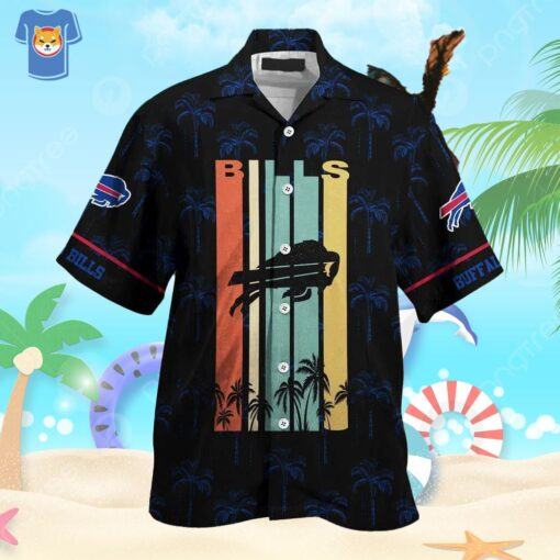 Retro NFL Buffalo Bills Hawaiian Shirt Gift For Beach Vacation