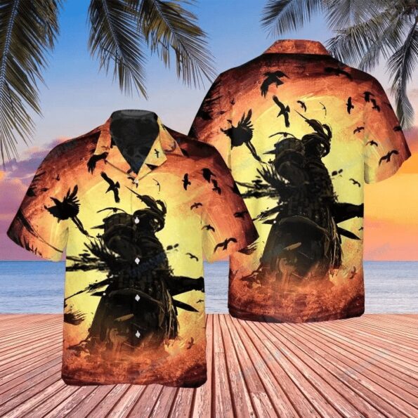 Samurai Ghost Warrior hot Hawaiian Shirt