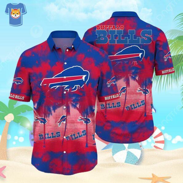 Sport Inspired Hawaiian Beach Shirt Gift Buffalo Bills