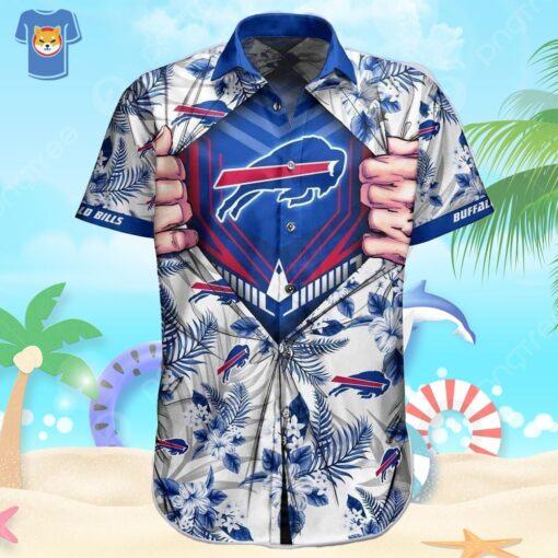Summer Vacation Inspired Buffalo Bills Hawaiian Shirt
