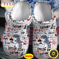 Taylor Swift Crocs Comfortable Shoes Crocband Clogs