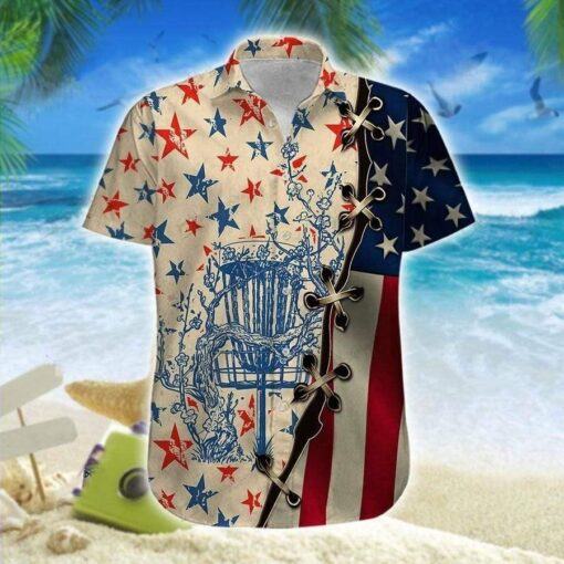 American Disc Golf Stars Trendy Hawaiian Shirt