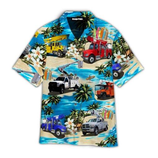 Bucket Trucks Aloha Trendy Hawaiian Shirts