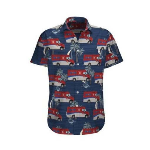 Canada Delivery Truck Trendy Hawaiian Shirt For