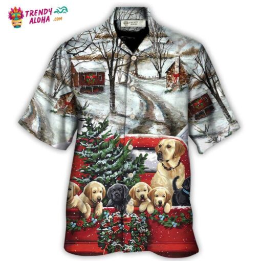 Christmas Dog Come Home In Truck Hawaiian Shirt – Trendy Aloha