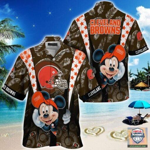 Cleveland Browns nfl mickey mouse Hawaiian Shirt custom for fan