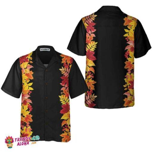 Colorful Autumn Thanksgiving Theme Hawaiian Shirt, Best Gift For Thanksgiving Day