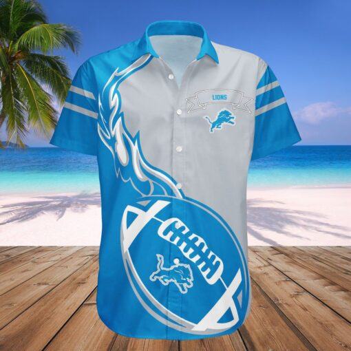 Detroit Lions Hawaii Shirt Flame Ball – NFL